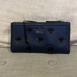 New Kate Spade checkbook wallet. Navy blue